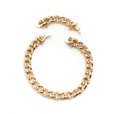 Essential Silver Bracelet, Yellow Gold Plating, Zircon Gemstone+ Love Gift
